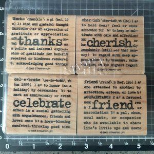 Lexicon of Love, Stampin' Up! rubber stamp set